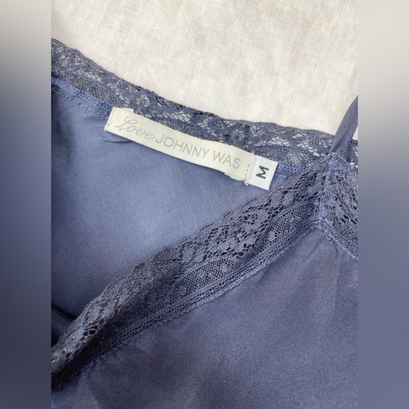 Johnny Was 4 Love And Liberty Silk Slip Dress - Picture 8 of 9